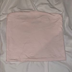 light pink tube top